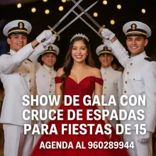 Cruce de Espadas para Quinceañera - Show de Cadetes
