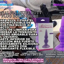 ANALIS PLEASURE BUTT PLUG BULBS PROBE DIVERSION SUAVE Y ENT