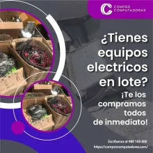 TIENES EQUIPOS ELECTRICOS MALOGRADOS LO COMPRAMOS 