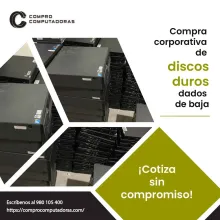 TIENES DISCOS DUROS ANTIGUOS LO COMPRAMOS 