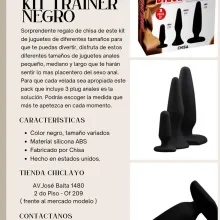 CONSOLADOR KIT TRAINER NEGRO