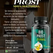ORIGINAL BIOPROST es un suplemento 100 natural