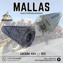 MALLAS ELECTROSOLDADAS - SOPORTE EN MINA 
