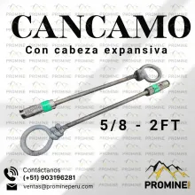 CANCAMO - CON CABEZA EXPANSIVA 