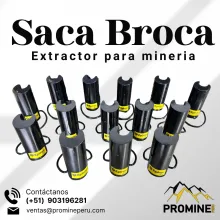 SACA BROCA - EXTRACTOR PARA MINERÍA - SOPORTE EN MINA 