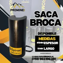 SACA BROCA - PARA SOPORTE EN MINA 