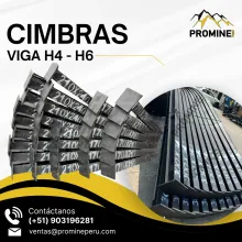 CIMBRAS VIGA H4 - H6 - SOPORTE EN MINA 