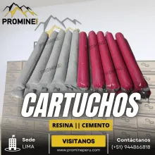 CARTUCHOS DE RESINA Y CEMENTO Anclaje de mina