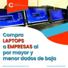 TIENES LAPTOS EN DESUSO LO COMPRAMOS 
