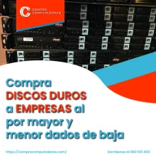 TIENES DISCOS DUROS ANTIGUOS LO COMPRAMOS 