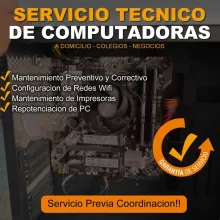 SERVICIO TÉCNICO DE COMPUTADORAS A DOMICILIO - NEGOCIOS