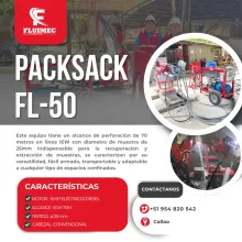 PACKSACK HIDRÁULICA FL50 equipo para industria minera 