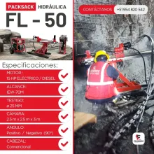 PACKSACK HIDRÁULICA FL50 trabajos en superficie 