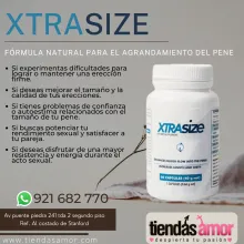 XtraSize miembro grueso con tamaño entre 18-23 cm permite 