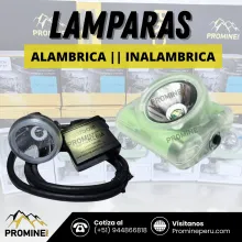 Lámparas Inalámbricas y Alámbricas para Mina Peru
