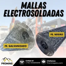 Mallas Electrosoldadas para Sostenimiento Exploración