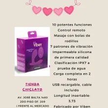 VIBRADOR MASAJEADOR EPIPHANY ROSA 