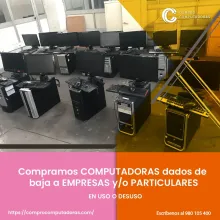 TIENES COMPUTADORAS LO COMPRAMOS 