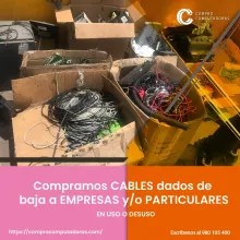 TIENES CABLES ELECTRICOS EN DESUSO LO COMPRAMOS 
