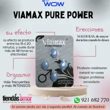  Viamax pure power- Aumenta El Libido 100 Natural aumenta