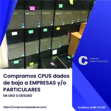 TIENES CPU LO COMPRAMOS 