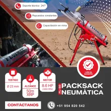 PACKSACK NEUMÁTICA FL50 equipo para industria minera 