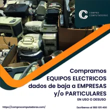 TIENES EQUIPOS ELECTRICOS MALOGRADOS LO COMPRAMOS 