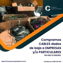 TIENES CABLES ELECTRICOS EN DESUSO LO COMPRAMOS 