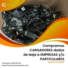 TIENES CARGADORES LO COMPRAMOS 