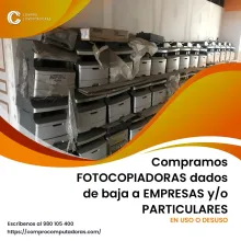 TIENES FOTOCOPIADORAS LO COMPRAMOS 
