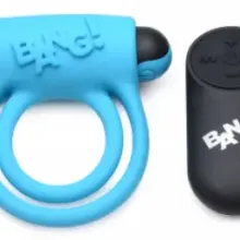 A-Anillo vibrador bang control remoto