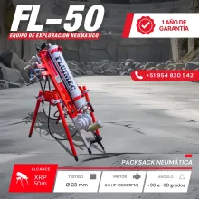 PACKSACK NEUMÁTICA FL50 equipo para mineria 