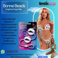 Bonne Beads Weighted Kegel Balls Peso ideal para fortalecer 