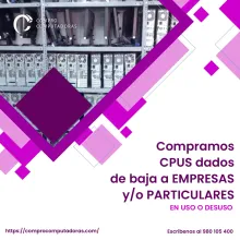 TIENES CPU LO COMPRAMOS 