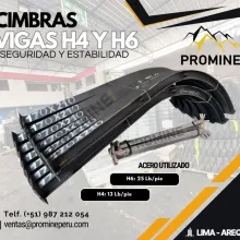 Vigas H4 y H6 El Soporte de Confianza para tu Encofrado