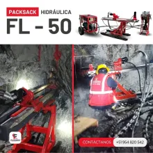 PACKSACK HIDRÁULICA FL50 equipo para industria minera 