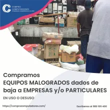TIENES EQUIPOS MALOGRADOS LO COMPRAMOS 