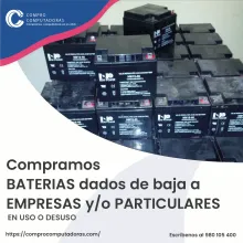 TIENES BATERIAS EN DESUSO LO COMPRAMOS 
