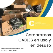 TIENES CABLES ELECTRICOS EN DESUSO LO COMPRAMOS 
