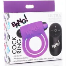 A-Anillo vibrador bang control remoto