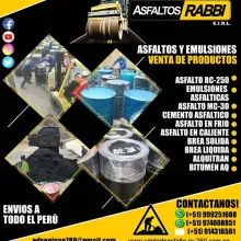 VENDO BREA LIQUIDA EMULSIONES ASFALTICAS IMPRIMANTE BITUMEN