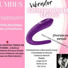 VIBRADOR-ESTIMULADOR PARA PAREJAS SATISFYER DOUBLE CLASSIC 