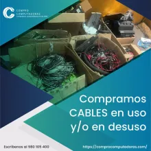 TIENES CABLES ELECTRICOS EN DESUSO LO COMPRAMOS 