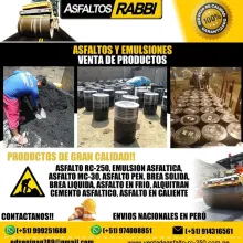 VENTA DE ASFALTO RC-250 PRODUCTO PARA LA CONSTRUCCION DE OBR