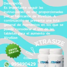 XTRASIZE PILDORAS PARA EL DESARROLLO DEL PENE TIENDAS AMOR 