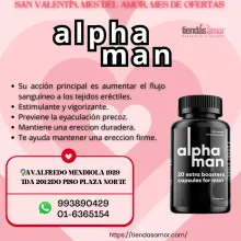 ALPHAMAN AUMENTA EL LARGO Y GROZOR DE TU PENE TIENDAS AMR