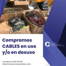 TIENES CABLES ELECTRICOS EN DESUSO LO COMPRAMOS 