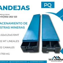 BANDEJAS PQ - ALMACENAMIENTO DE MUESTRAS MINERALES