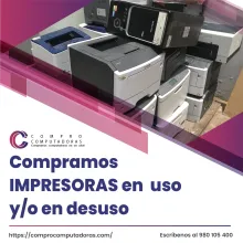 TIENES IMPRESORAS VIEJAS LO COMPRAMOS 