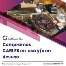 TIENES CABLES ELECTRICOS EN DESUSO LO COMPRAMOS 